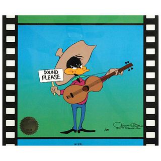 "Sound Please" by Chuck Jones (1912-2002). Limited Edition Animation Cel with Hand Painted Color. Numbered and Hand Signed with Certificate of Authent