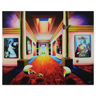 Ferjo, "Hallway of Grandeur" Limited Edition on Gallery Wrapped Canvas, Numbered and Signed with Letter of Authenticity.