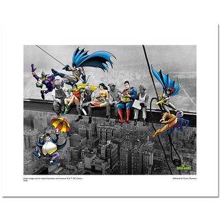 "DC Lunch Break" Numbered Limited Edition Giclee from DC Comics with Certificate of Authenticity.