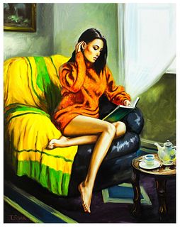 Taras Sidan- Original Oil on Canvas "Juana"
