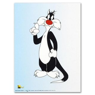 "Sylvester" Limited Edition Sericel from Warner Bros. and Authentic Images. Includes Certificate of Authenticity.