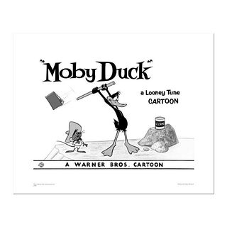 "Moby Duck, Axe" Numbered Limited Edition Giclee from Warner Bros. with Certificate of Authenticity.