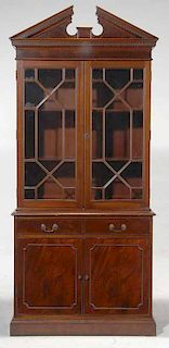 Chippendale Style Mahogany Bookcase