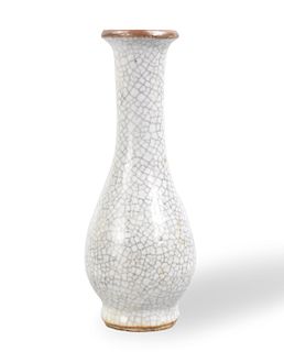 Chinese Ge Type Glazed Vase, 18th C.