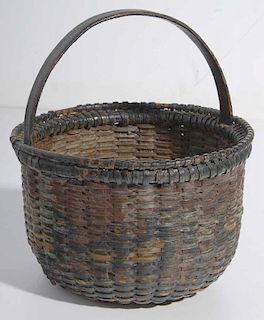 Painted-Decorated Basket