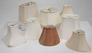 Group of Eight Lamp Shades