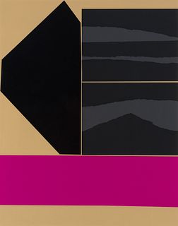 Louise Nevelson (Am. 1899-1998), American Jewish Congress, 1974, Screenprint on paper, framed under