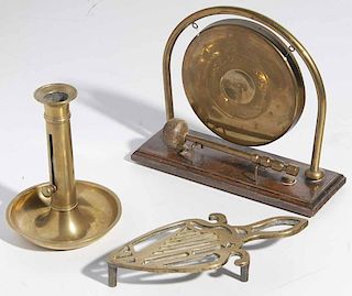 Three Brass Table Articles