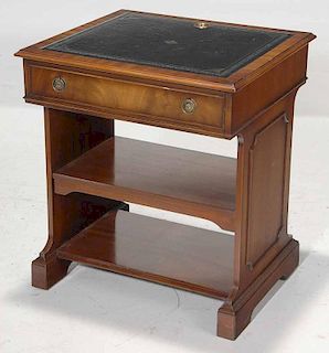 Mahogany and Leather-Lined Computer