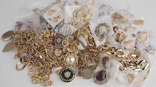 Group of Assorted Gold-tone Jewelry