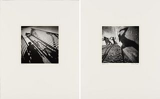 Arthur Tress (Am. b. 1940), Two Photographs: 1] Shadow Series, #26 2] Shadow Series, #53, 1-2]