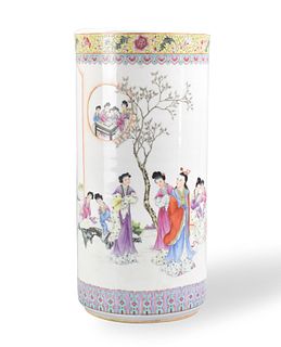 Large Chinese Famille Rose Umbrella Stand,1960s