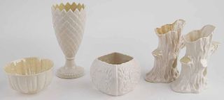 Five Pieces of Belleek Porcelain