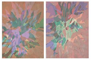 ALISON JUDD M'07, The Memory of Leaves 19 & 20 (Diptych)