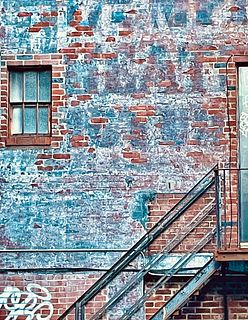 KEVIN BOYCE, Blue Brick with Stairs