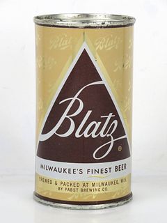 1958 Blatz Beer 12oz 39-22.1 Flat Top Can Milwaukee Wisconsin