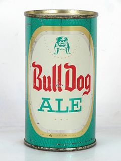 1958 Bull Dog Ale 12oz 45-31 Flat Top Can Los Angeles California
