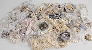 Group of Faux Pearls