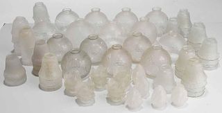 Approximately 60 Glass Lamp Shades