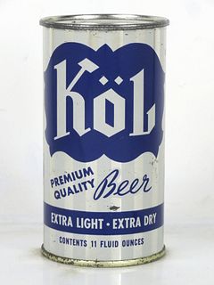 1961 Köl Beer 12oz 89-12 Flat Top Can Tacoma Washington
