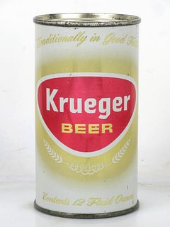 1959 Krueger Beer 12oz 90-23 Flat Top Can Newark New Jersey mpm