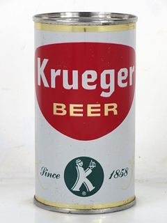 1963 Krueger Beer 12oz 90-34 Flat Top Can Cranston Rhode Island mpm