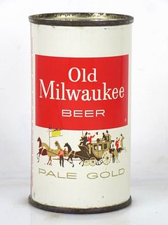 1960 Old Milwaukee Beer 12oz 107-29 Flat Top Can Wisconsin