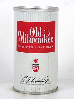 1962 Old Milwaukee Beer (Super Softop) 12oz 107-31 Flat Top Can Wisconsin