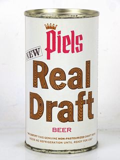 1961 Piel's Draft Beer 12oz 115-26.2 Flat Top Can Brooklyn New York