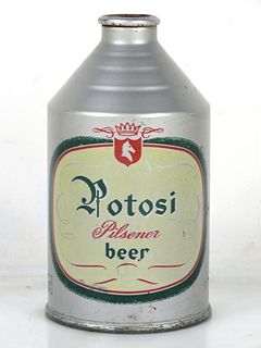1980 Potosi Pilsener Beer 12oz 198-14 Crowntainer Can Potosi Wisconsin
