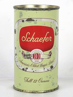 1954 Schaefer Fine Beer (sample) 12oz 128-13.2 Flat Top Can Brooklyn New York
