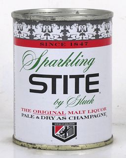 1968 Sparkling Stite Malt Liquor 8oz 241-11 Flat Top Can La Crosse Wisconsin