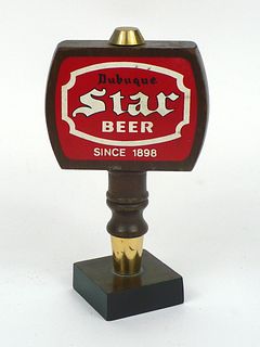 1972 Dubuque Star Beer Tap Handle Dubuque Iowa
