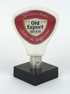 1959 Old Export Beer Tap Handle Cumberland Maryland