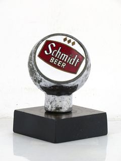 1956 Schmidt Beer Ball Tap Handle Saint Paul Minnesota