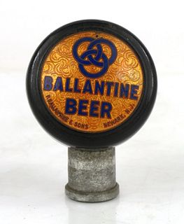 1951 Ballantine Beer Ball Tap Handle Newark New Jersey