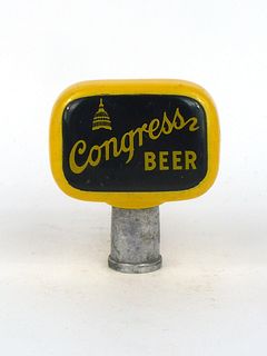 1952 Congress Beer Tap Handle Syracuse New York