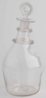 Blown Glass Bottle with Stopper