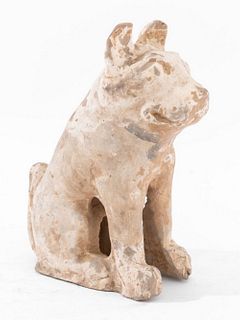 Han Dynasty Manner Dog Pottery Sculpture