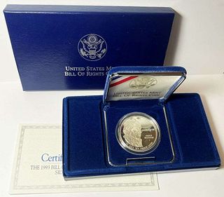 1993-S James Madison U.S. Proof Silver Commemorative Dollar