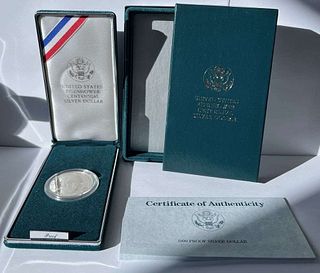 1990-P Eisenhower U.S. Proof Silver Commemorative Dollar