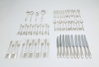 Towle "Lafayette" Sterling Silver Flatware, 62 Pieces.