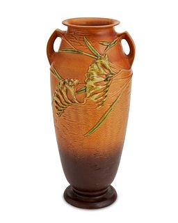 A Roseville "Freesia" ceramic vase