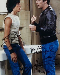 A collection of autographed "Happy Days" photographs