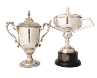 Two English sterling silver trophies