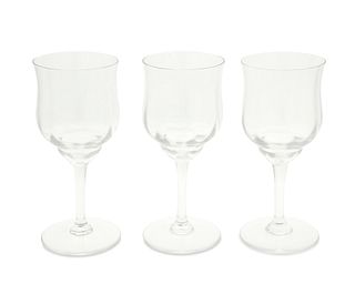 A set of Baccarat "Capri" crystal wine glasses