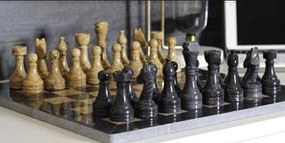 Marble Chess Set Handmade Chess Set and Case