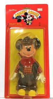 Disney Blister Pack Disneykins Minnie Mouse Cowboy Figurine WALT DISNEY 1970