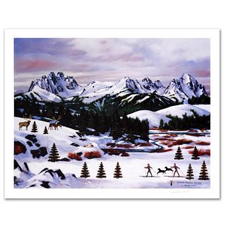 Jane Wooster Scott, "Sawtooth Mountain Splendor" Hand Signed Limited Edition Lithograph with Letter of Authenticity.