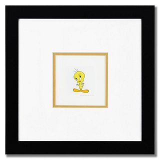"Tweety Bird" Framed Limited Edition Etching with Hand-Tinted Color Numbered with Letter of Authenticity